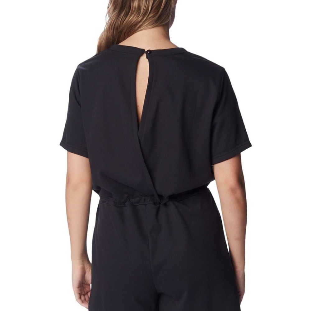 Columbia Women's Black Casual Terry Cloth Romper Sz M - Picture 6 of 6